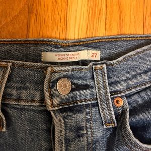 LEVI’S Wedgie Straight W27 Blue Jeans